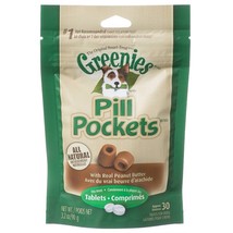 Greenies Pill Pocket Peanut Butter Flavor Dog Treats Small - 30 Treats (... - £31.01 GBP