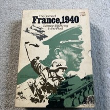  1972 AVALON HILL THE GAME OF FRANCE 1940 GERMAN BLITZKRIEG BOOKCASE GAM... - $39.60