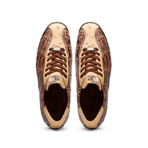 Hand painted big block alligator scales Sneaker Shoes Saulo Orix image 5