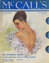 Original Vintage December 1934 Mc Call&#39;s Magazine Fresh To The Hobby! - £47.41 GBP