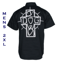 Dixxon Flannel X Dogtown Skatebords - Ese Cross Workforce Ss Shirt - Men&#39;s 2XL - £58.07 GBP