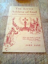 The Little Athlete of God Saint Therese of Lisieux Vtg 1948 Pamphlet John Sant - £13.19 GBP
