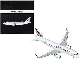 Airbus A320 Commercial Aircraft Air France White w Tail Stripes Gemini 200 Serie - £86.80 GBP