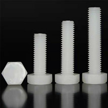 M4 M5 M6 M8 M10 M12 M14 M16 M20 PTFE Hex Head Bolt Screw Corrosion-resis... - $24.66+