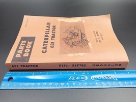 Vintage Caterpillar 631 Tractor Parts Book Serial No. 51F1 to 51F782 - £18.55 GBP