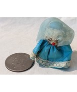 Rare Vtg Original Véritable Fourrure Petit Souris Usine USA Bleu Dentell... - €22,20 EUR