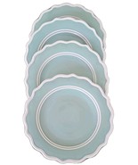 Four (4) Pioneer Woman ~ AINSLEY ~ SAGE BLUE ~ 8.5&quot; Stoneware Salad Plates - €51,88 EUR