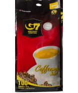 Trung Nguyen G7 3 in 1 Instant Roasted Ground Coffee 100 Packet (Pack of... - $29.69