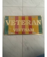 Vietnam Veteran License Plate Tag Wall Sign Man Cave -New - $17.76 CAD