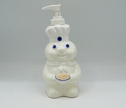 Pillsbury Doughboy Theme Ceramic Lotion Soap Pump Dispenser Cookie Kitchen - $12.86