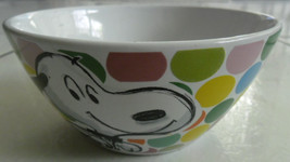 Gibson Snoop PEANUTS Comic Strip Handpainted Ceramic Cereal Bowl 5 3/4&#39;&#39; by Char - £12.59 GBP