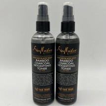 2 x Shea Moisture African Black Soap Bamboo Charcoal Detoxifying Toner w/Aloe  - £13.99 GBP