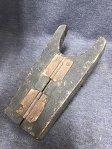 Antique Vintage Rare Wood Folding Bootjack Unique Rare Estate Find - £66.02 GBP