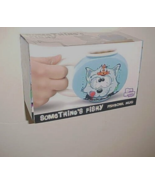 Big Mouth Toys Something&#39;s Fishy Fishbowl Ceramic Blue White Cat Mug New - £6.41 GBP