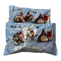 2 bags Hersheys Holiday Hot Cocoa Milk Chocolate Marshmallow Creme KISSE... - $17.72