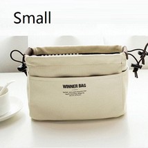 Canvas Purse Organizer Bag Organizer Insert with Compartments Makeup Organizers  - £32.83 GBP