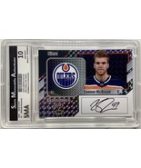Connor McDavid 2023 Edge Icons Gen Stars Ink Series Graded Edmonton Hock... - $18.49