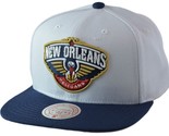 New Orleans Pelicans NBA Team DNA 2 Tone Men&#39;s Snapback Hat by Mitchell ... - $30.39