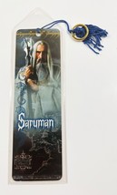 Rare Lord Of The Rings Bookmark 2001 Saruman - Ring Tassel - 7 1/4 x 2  ... - £15.45 GBP