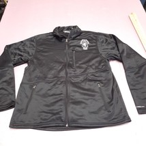 National Guard Jacket Men Medium Black RSP Lightweight Fleece Lined - $15.23