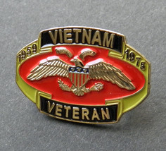 Vietnam Veteran 1959 - 1975 Vet Lapel Hat Pin Badge 1 Inch - £4.49 GBP
