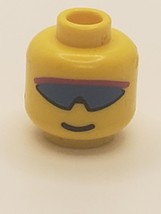 Lego Lego yellow head w/ large blue red frame sunglasses C0275 - £0.94 GBP