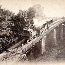 Langres France Cog Railway Bridge Train 1910s WW1 Era Postcard Pent PCBG12A - £15.65 GBP