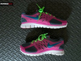 Nike Womens Flex Run 2013 580440-400 Pink Volt Running Shoes Low Top Sz ... - £39.56 GBP