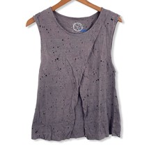 Planet Blue Distressed Knit Crossover Tank XS - £15.82 GBP
