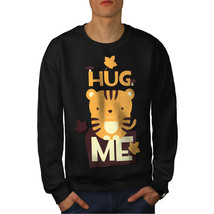 Wellcoda Hug Me Adorable Animal Mens Sweatshirt, Furry Casual Pullover Jumper - £25.41 GBP+