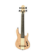 MiNi 4string ukelele electric bass natural color neck-thru style - £231.51 GBP