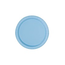 18cm Baby Blue Party Plates, Pack of 20  - $4.00