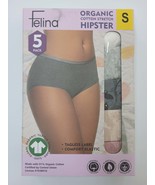 Felina Women&#39;s 5 Pack Organic Cotton Stretch Hipster - £23.94 GBP