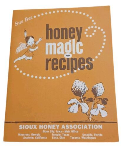 Vintage Recipe Booklet - Sue Bee Honey Magic Recipes By Sioux Honey Asso... - $6.88