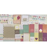 Scrapbooking Paper Lots of 30 12x12&quot; Sheets Set #15 - Cardstock Celebration - $13.95