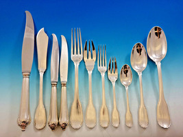 Noailles by Puiforcat French 950 Sterling Silver Flatware Set Service 231 pieces - £32,835.42 GBP