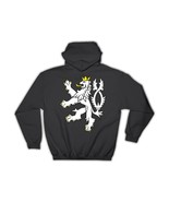 Coat Of Arms Czech Republic : Gift Hoodie Lion National Symbol Prague Vi... - $49.11 CAD