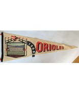 Vintage 1966 Baltimore Orioles World Championship Year Team Picture Pennant - $34.65