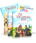 Notgrass Our Star Spangled Story Grade 1-4 History Homeschool Curriculum... - $1,754.89 MXN