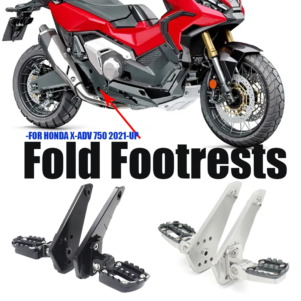 V750 2021 folding footrests for honda xadv x adv 750 xadv 750 aluminum alloy rear pedal thumb200