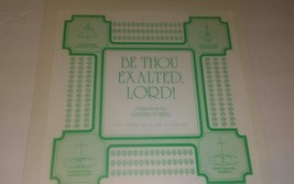 *Rare* Gospel Dordt College Be Thou Exalted Lord! Psalms 29-46 Psalter Hymnal - £624.28 GBP