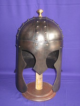 Médiévale Corinthien Grec Knight Crusader Spartiate Armor Casque Fin Casque - £243.86 GBP