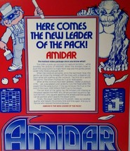 Amidar Arcade Flyer 1982 Original Video Game Art Promo Retro Classic 8.5&quot; x 11&quot; - £18.02 GBP