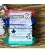 Assorted Makeup Cleansing Wipes Variety Pack -Collagen Retinol Dead Sea ... - $108.17 MXN