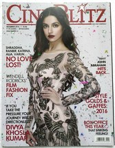 Cineblitz India December 2016 Divya Khosla John Abraham Gurmeet Sayyeshaa Ira - £16.77 GBP