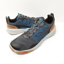 Salomon Patrol Mens Size 11.5 Blue &amp; Tan Trail Outdoor  Walking Shoes 41... - $44.99