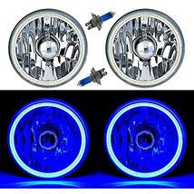 Octane Lighting 5 3/4 Inch Blue LED COB SMD Halo Angel Eye Halogen Light Bulb Me - £97.47 GBP