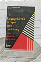 The Language Scientist as Expert in Legal Setting 1990 NY Academy Scienc... - £19.07 GBP