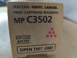Genuine Ricoh Savin Lanier Toner MAGENTA Print Cartridge MP C3502 841737 - £22.77 GBP