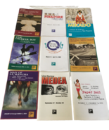 Pittsburgh public theater musical and plays 9 mixed program playbill lot - $27.23 CAD